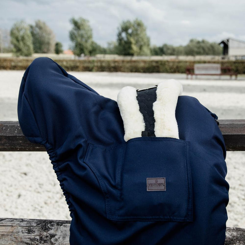 Chargez l'image dans la visionneuse de la galerie, Housse de selle de dressage Kentucky navy détail