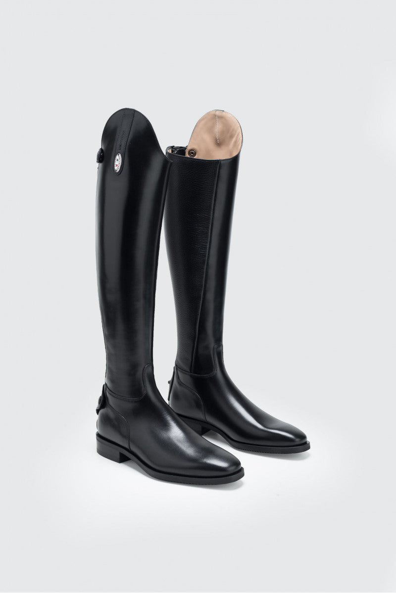 Chargez l'image dans la visionneuse de la galerie, Bottes Secchiari femme 801 W noires Taurillon