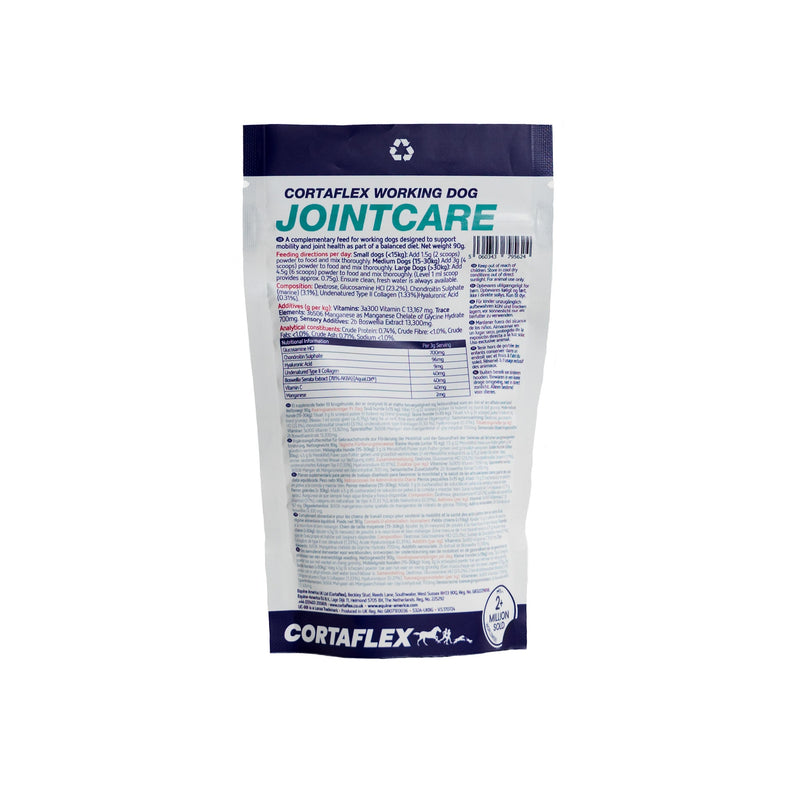 Chargez l'image dans la visionneuse de la galerie, Cortaflex Canine Working Dog Powder 90 g – étiquette arrière