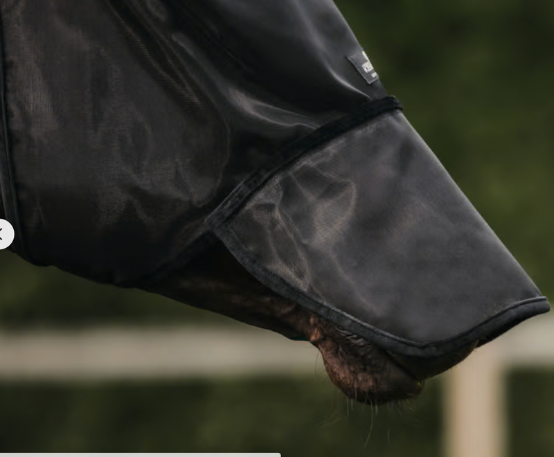 Chargez l'image dans la visionneuse de la galerie, Masque anti-mouche classic avec oreilles et nez noir