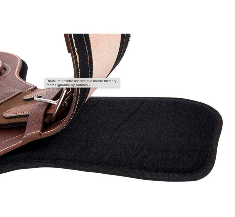 Chargez l'image dans la visionneuse de la galerie, Doublure mousse mémoire de forme pour sangle bavette courte Signature