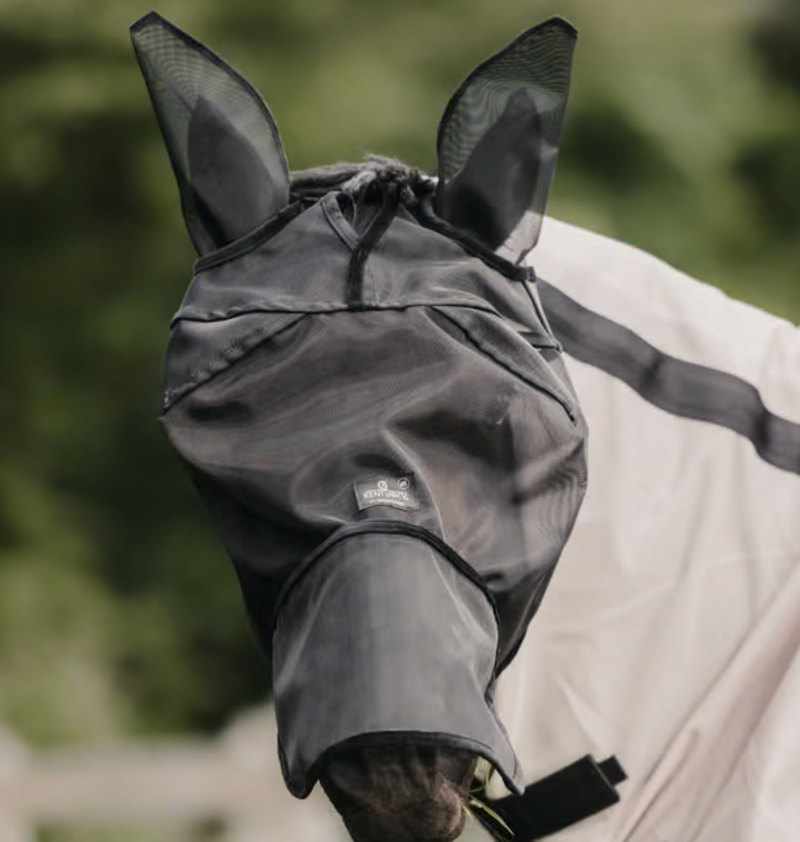 Chargez l'image dans la visionneuse de la galerie, Masque anti-mouche classic avec oreilles et nez noir