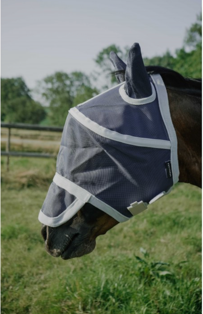 Chargez l'image dans la visionneuse de la galerie, Masque anti-mouches anti-UV EQUITHÈME - Cerceau