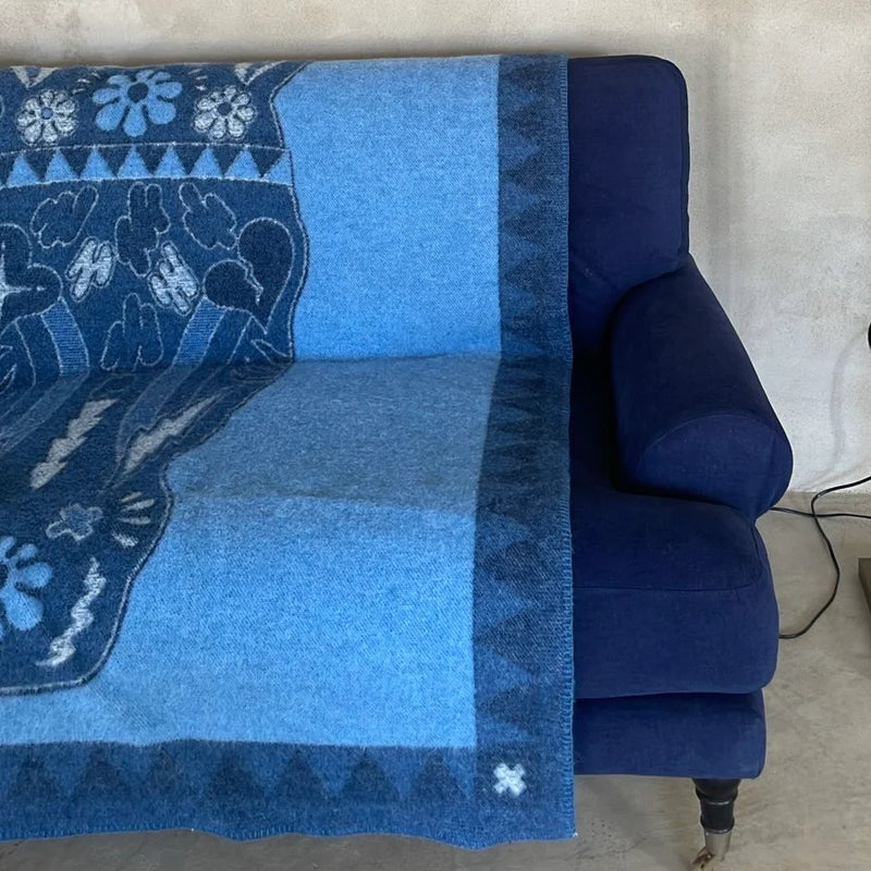 Chargez l'image dans la visionneuse de la galerie, Plaid en laine Wool blanket