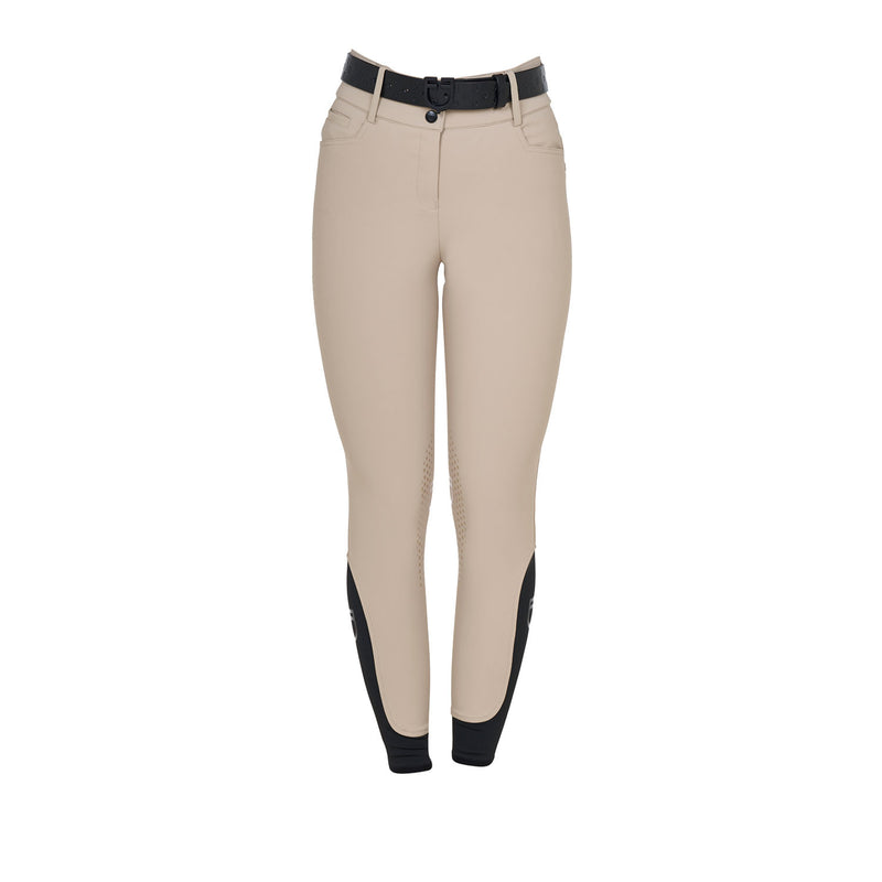 Chargez l'image dans la visionneuse de la galerie, Pantalon femme Strass Oxford Tan