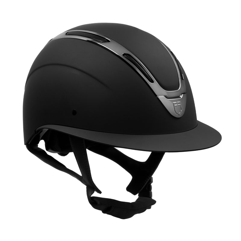 Chargez l'image dans la visionneuse de la galerie, Casque Apocalypse femme coque mate Equestro noir / gun métal