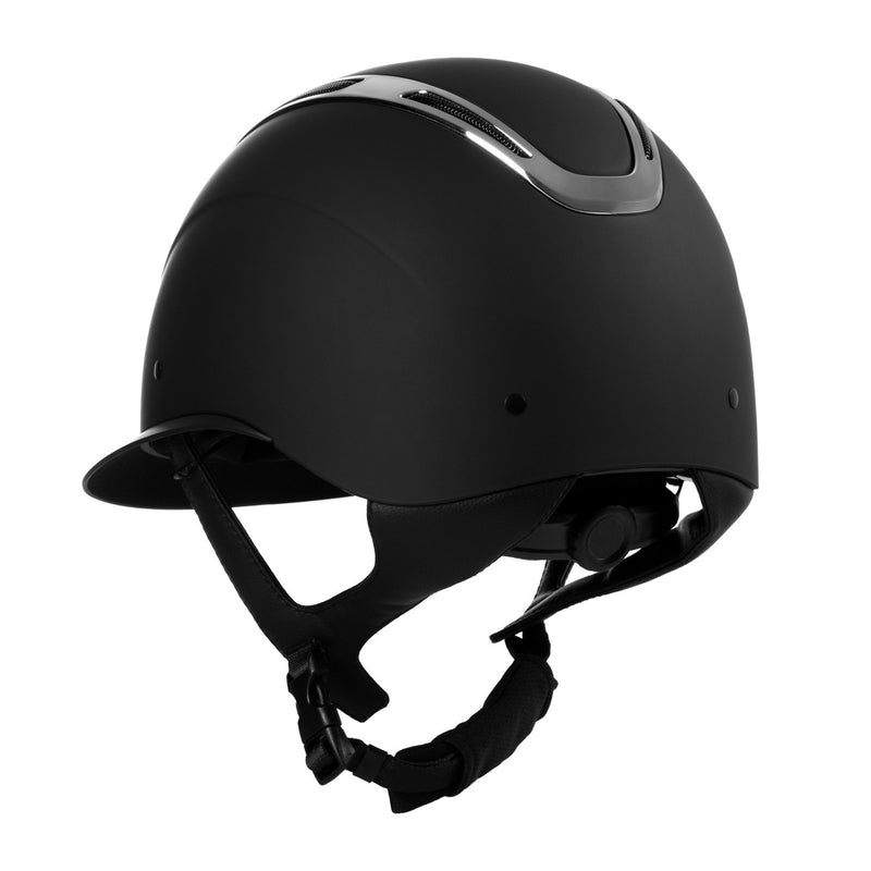 Chargez l'image dans la visionneuse de la galerie, Casque Apocalypse femme coque mate Equestro noir / gun métal