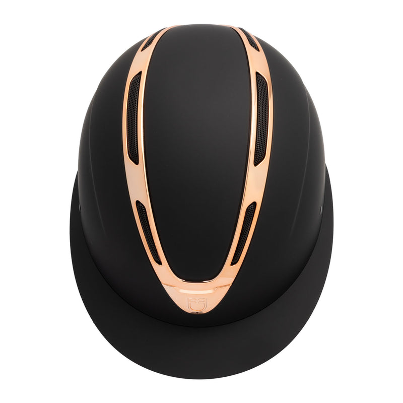 Chargez l'image dans la visionneuse de la galerie, Casque Apocalypse femme coque mate Equestro noir / rose gold