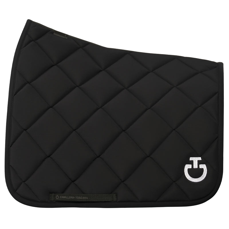 Chargez l'image dans la visionneuse de la galerie, Tapis de selle de dressage en jersey matelassé losange SOT052