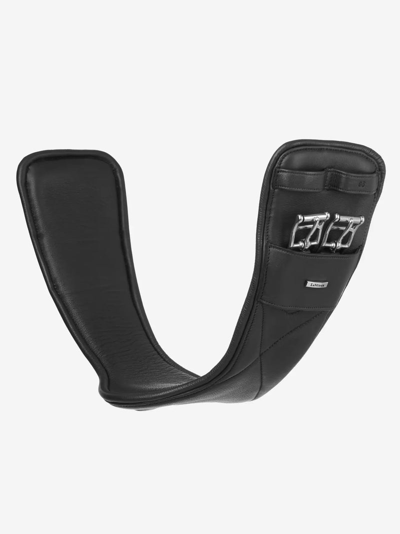 Chargez l'image dans la visionneuse de la galerie, Sangle de dressage cuir noire