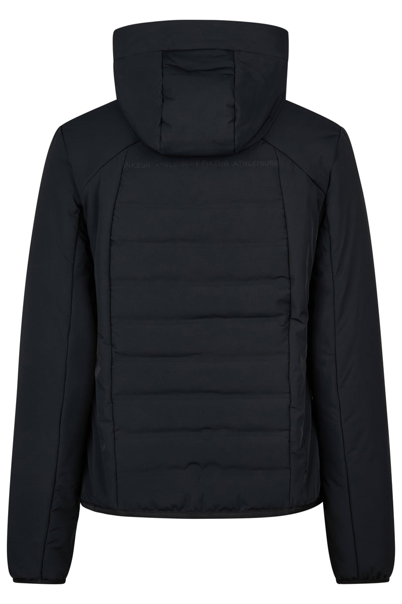 Chargez l'image dans la visionneuse de la galerie, Veste matelassée PIKEUR Quilted Flexjacket 202301 noire, vue de dos