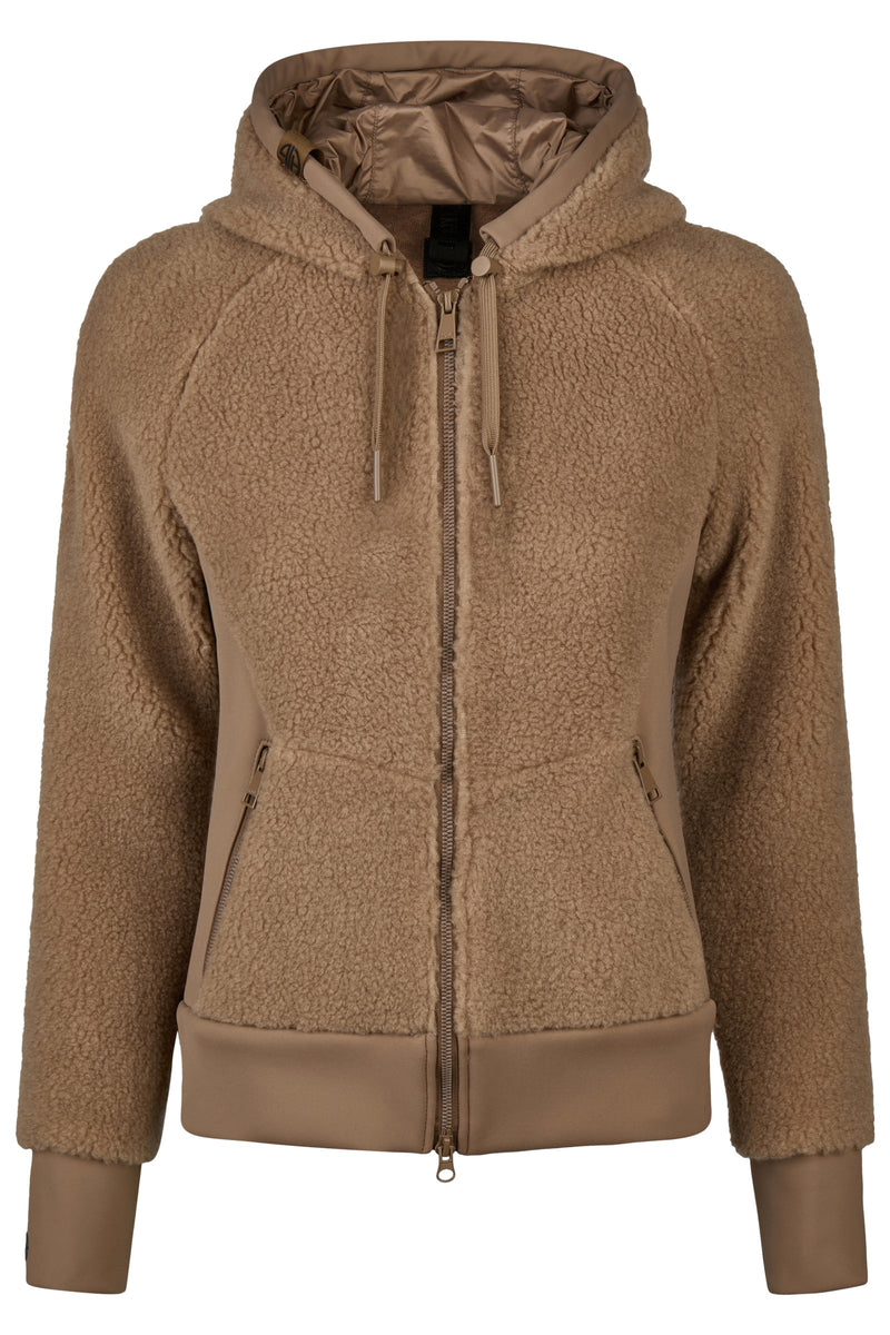 Chargez l'image dans la visionneuse de la galerie, Veste polaire PIKEUR Teddyfleece beige toffee - face