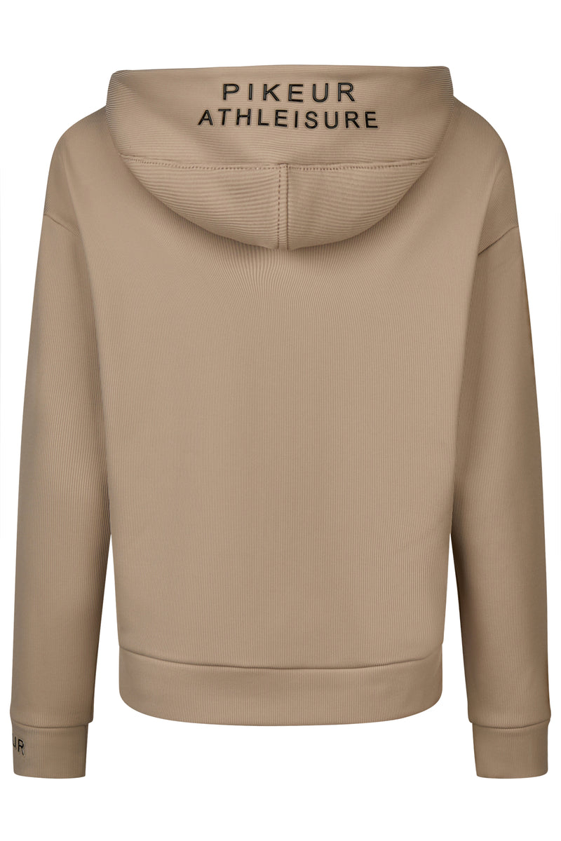 Chargez l'image dans la visionneuse de la galerie, Sweat zippé PIKEUR Zip Rip Hoody 228630 crème mocha, vue de dos