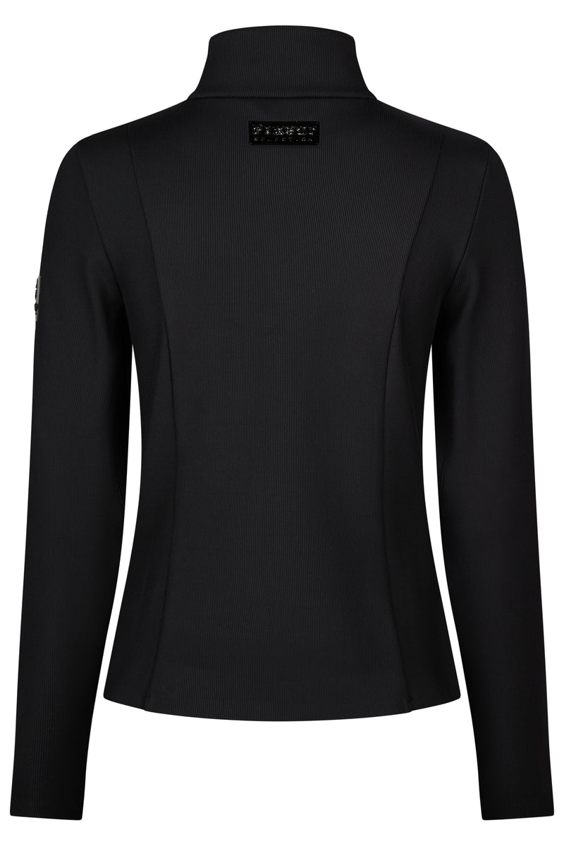 Chargez l'image dans la visionneuse de la galerie, Veste technique PIKEUR Fleece Jacket 229000 noire, vue de dos