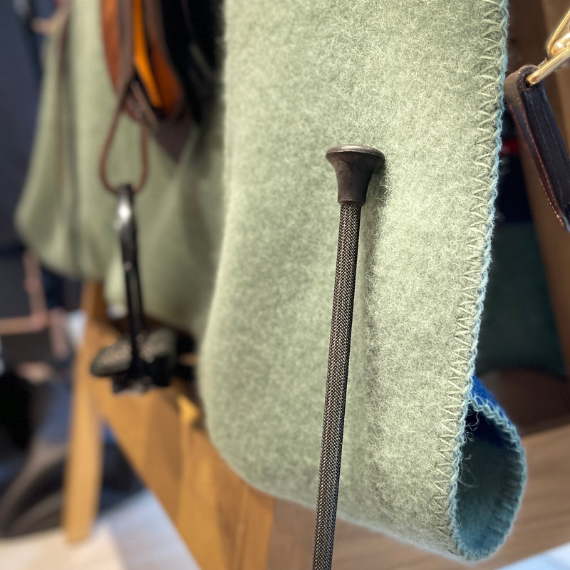 Chargez l'image dans la visionneuse de la galerie, Cravache de dressage nylon bout tressé