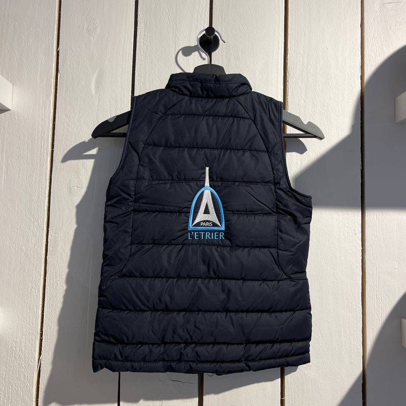 Chargez l'image dans la visionneuse de la galerie, Doudoune sans manche brodée Étrier de Paris avec Prénom