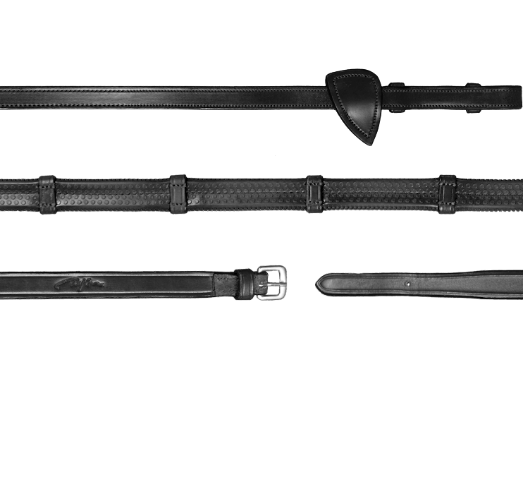 Chargez l'image dans la visionneuse de la galerie, Rênes Caoutchouc 1/2 Avec 7 Arretoirs Working by Dyon