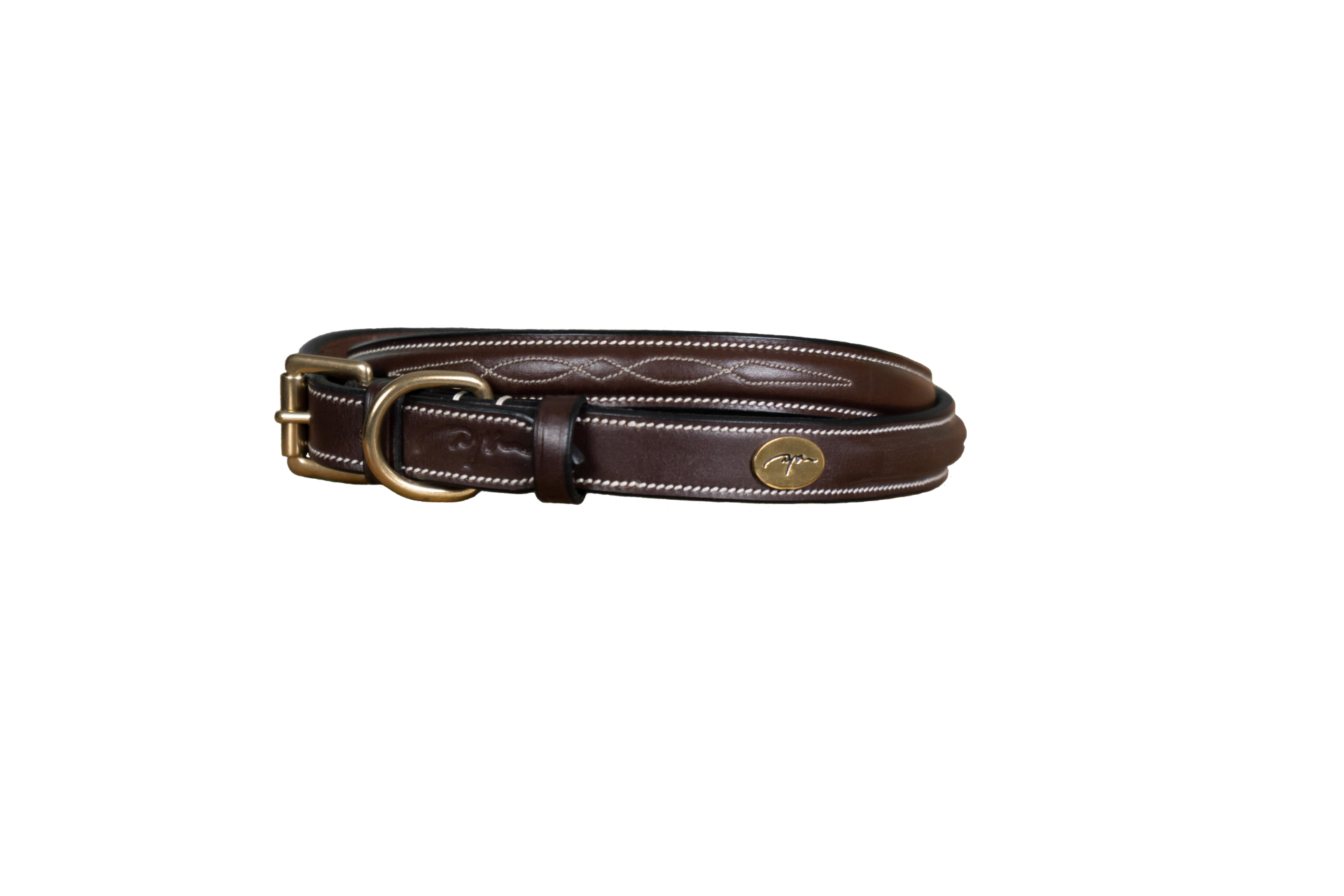 Collier Pour Chien surpiqûres décoratives
