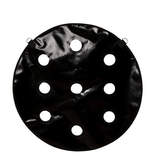 Sac à foin slow feeder rond Play & Haybag Grooming Deluxe noir
