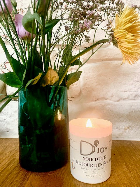 Bougie D'JOY Soir d'été au retour des écuries 150 g