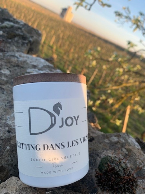 Bougie D'JOY Trotting dans les vignes 150 g