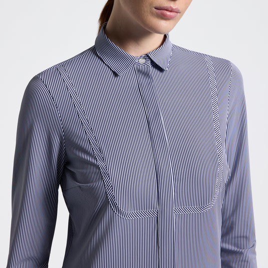 Chemise de concours manches longues plastron thermo collé CAD288