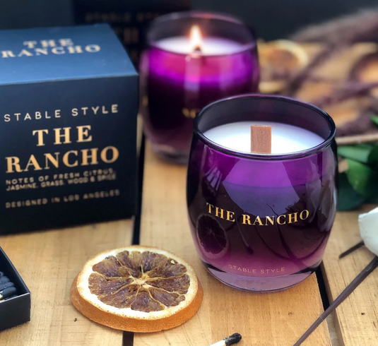 Candle THE RANCHO Stable style