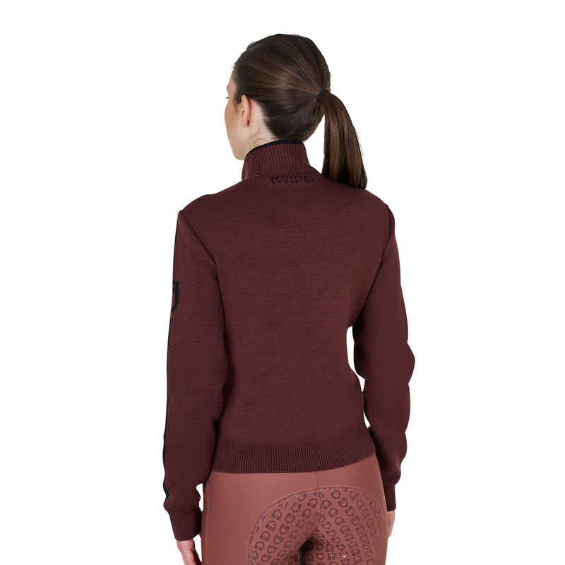 Chargez l&#39;image dans la visionneuse de la galerie, Women&#39;s jacket in nylon and knit with zip
