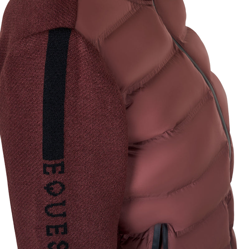 Chargez l&#39;image dans la visionneuse de la galerie, Women&#39;s jacket in nylon and knit with zip
