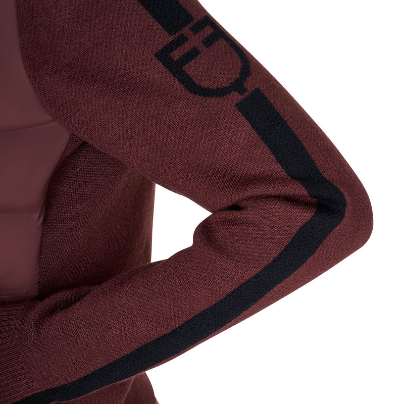 Chargez l&#39;image dans la visionneuse de la galerie, Women&#39;s jacket in nylon and knit with zip
