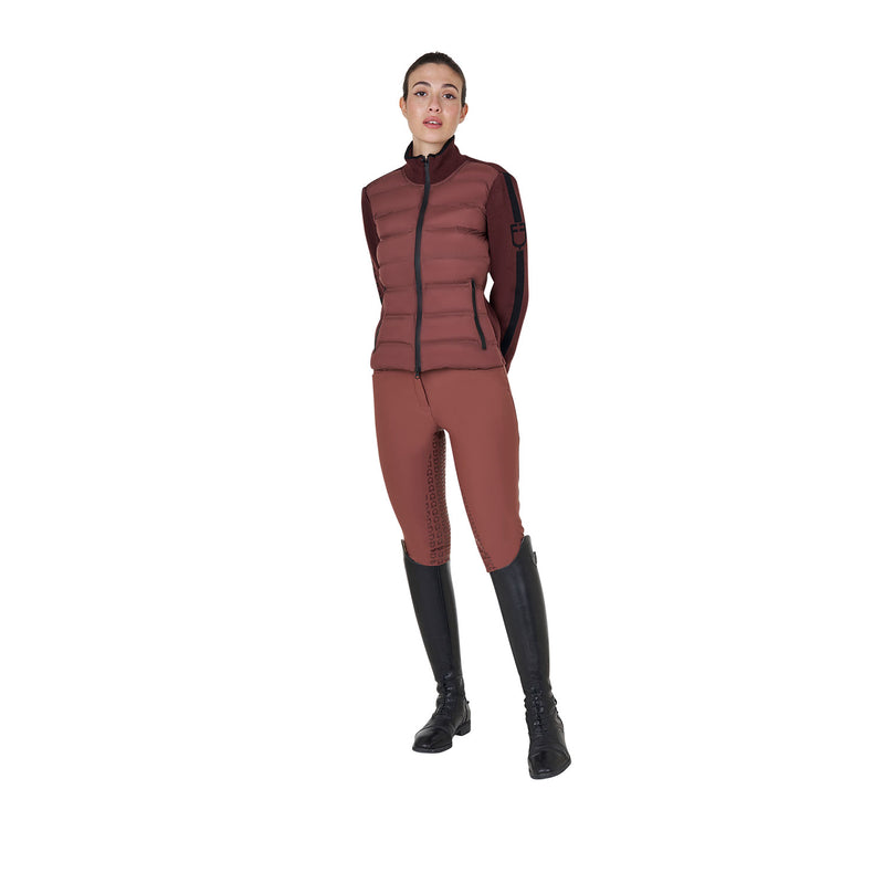 Chargez l&#39;image dans la visionneuse de la galerie, Women&#39;s jacket in nylon and knit with zip

