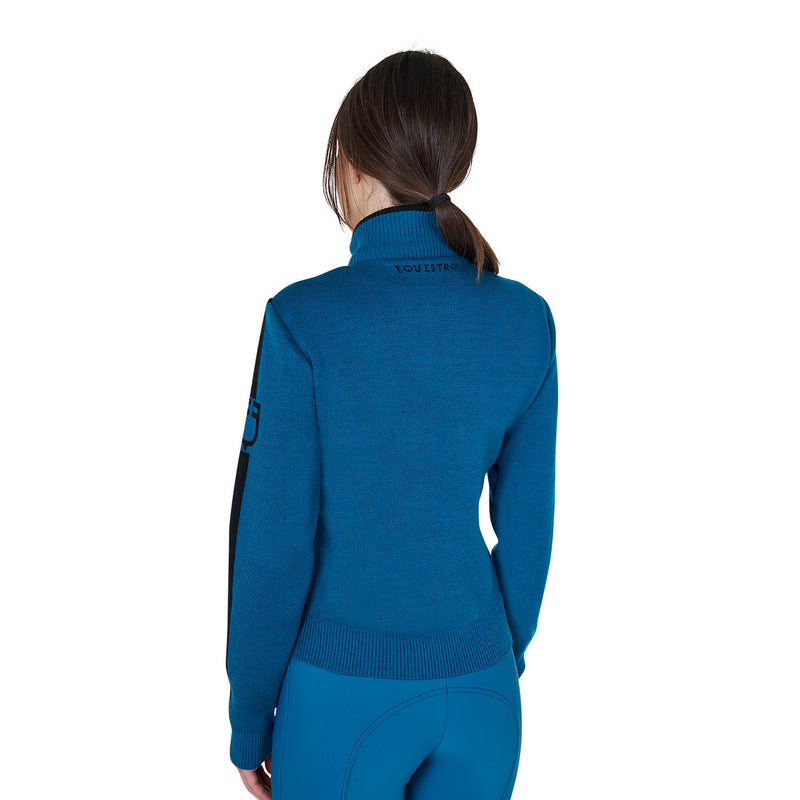 Chargez l&#39;image dans la visionneuse de la galerie, Women&#39;s jacket in nylon and knit with zip
