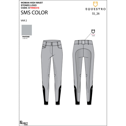 Pantalon femme Strass Harbor Mist Grey
