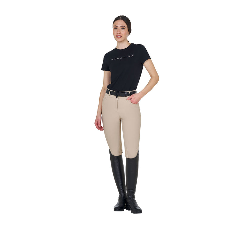 Chargez l'image dans la visionneuse de la galerie, Pantalon femme Strass Oxford Tan
