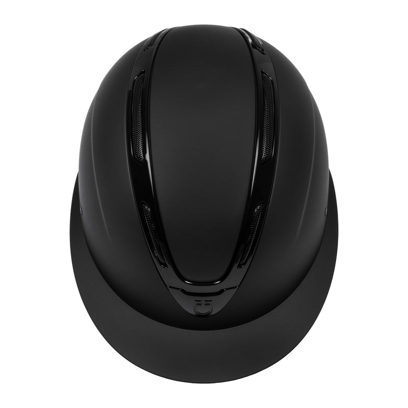 Chargez l'image dans la visionneuse de la galerie, Casque Apocalypse femme coque mate Equestro noir / noir brillant

