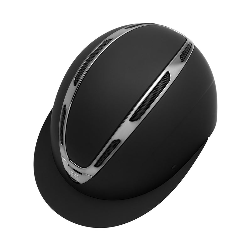Chargez l'image dans la visionneuse de la galerie, Casque Apocalypse femme coque mate Equestro noir / gun métal

