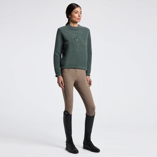 Sweat shirt col rond polaire