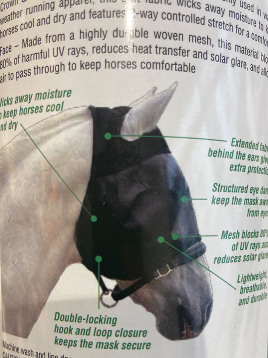Masque Anti mouches sans oreilles
