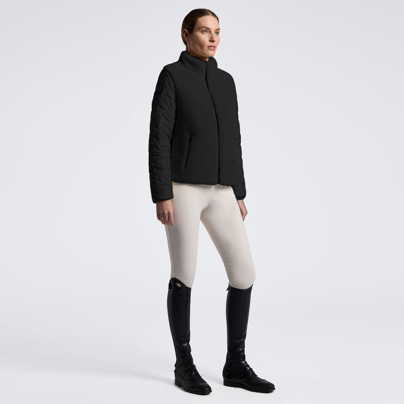 Chargez l'image dans la visionneuse de la galerie, Teddy Bear Fleece + Nylon Zip Up Jacket MAD161

