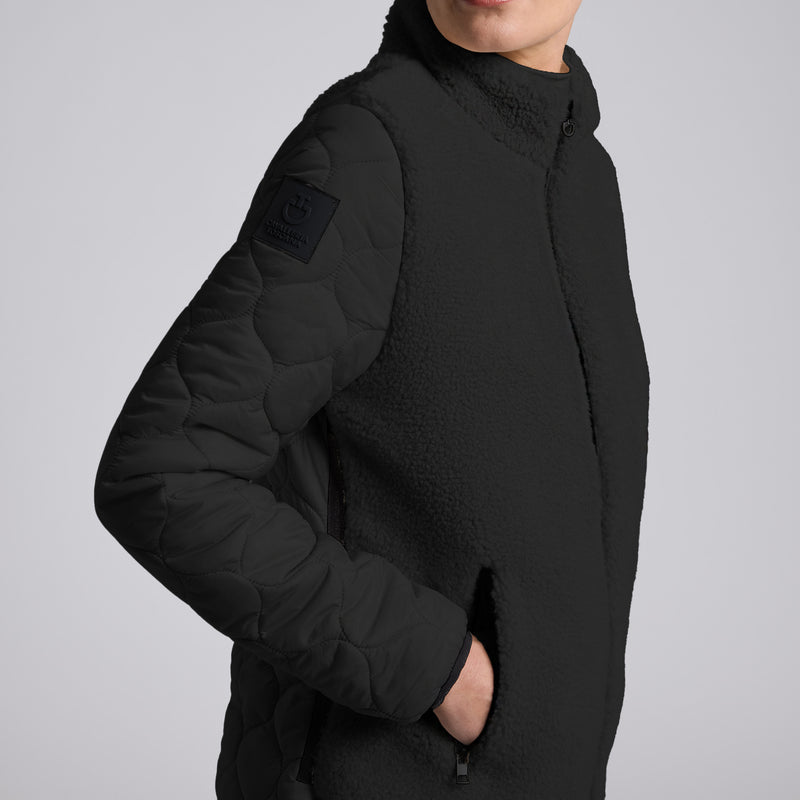 Chargez l'image dans la visionneuse de la galerie, Teddy Bear Fleece + Nylon Zip Up Jacket MAD161
