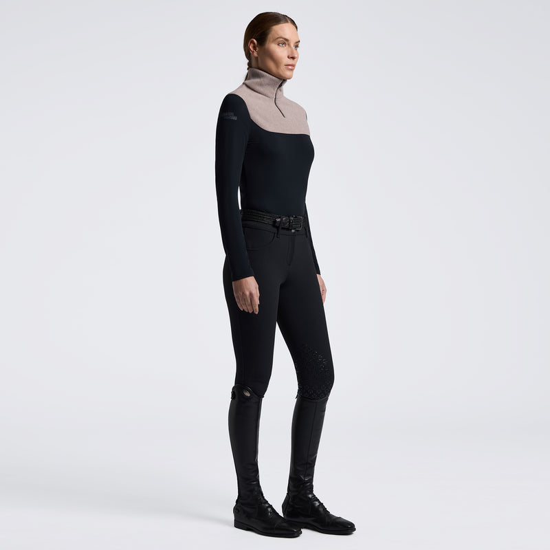 Chargez l'image dans la visionneuse de la galerie, Warm Jersey w/Fleece Insert Training Polo L/S POD407

