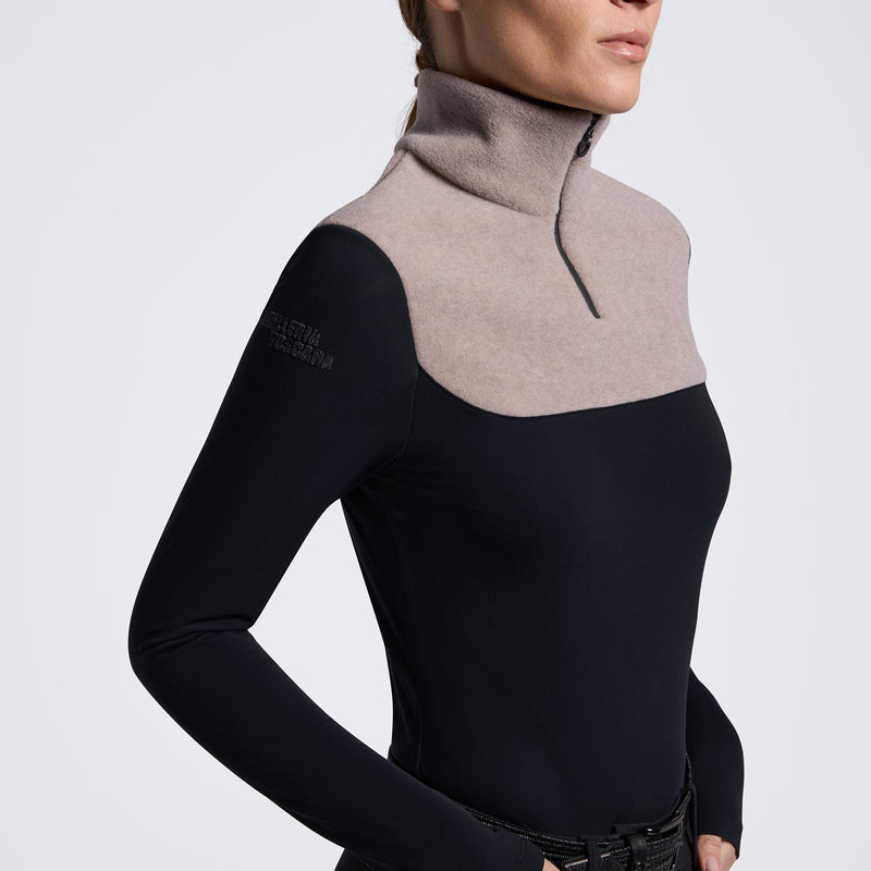 Chargez l'image dans la visionneuse de la galerie, Warm Jersey w/Fleece Insert Training Polo L/S POD407
