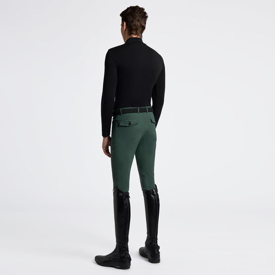 Pull  à manches longues  en laine technique avec demi-zip