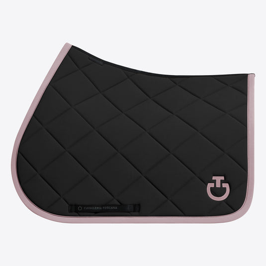 Tapis de selle de saut en jersey matelassé en losanges SOT051