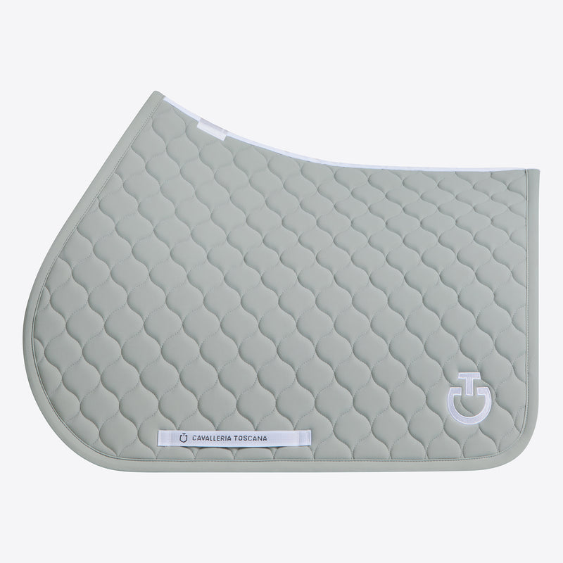 Chargez l'image dans la visionneuse de la galerie, Tapis de selle de saut en jersey matelassé circulaire SOT053
