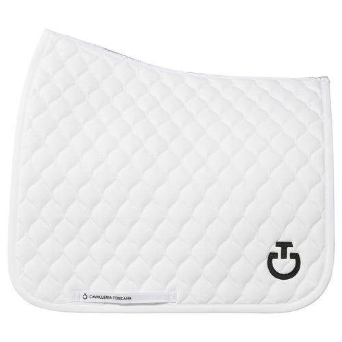 Tapis de selle matelassé Dressage Circles Jersey SOT054 JE222