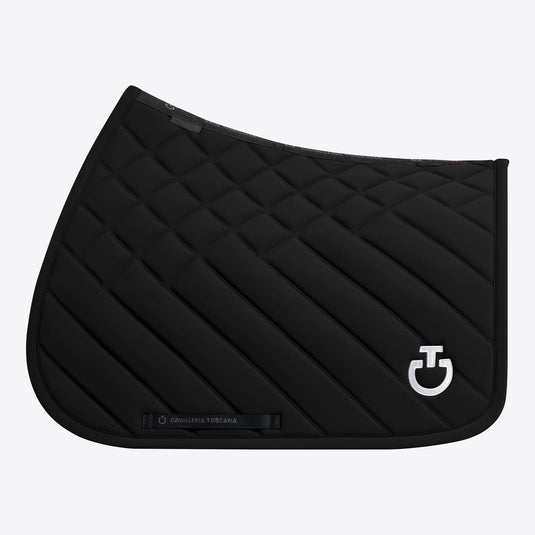 Tapis de selle de saut matelassé CT Diamonds and Lines SOT113