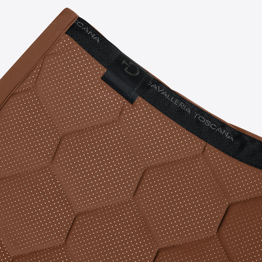 Tapis de selle de saut matelassé en jersey perforé SOT116