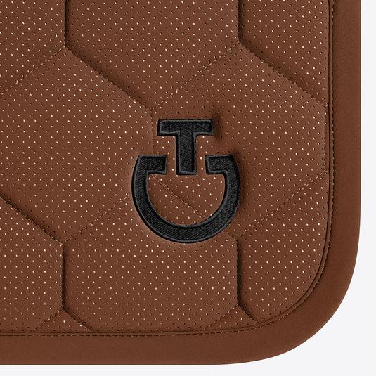 Tapis de selle de saut matelassé en jersey perforé SOT116
