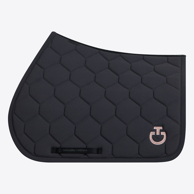 Chargez l'image dans la visionneuse de la galerie, Tapis de selle de saut matelassé en jersey perforé SOT116
